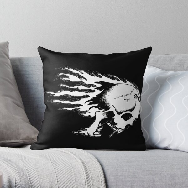 Skull design || Metallica Trending Throw Pillow RB1608 product Offical metallica Merch