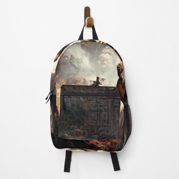 Zombie Jesus Titan Playing Metallica Guitar Backpack RB1608 product Offical metallica Merch