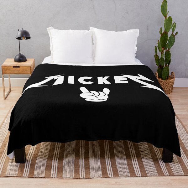 Welcome Mickey Metallica world wide Tour  Throw Blanket RB1608 product Offical metallica Merch